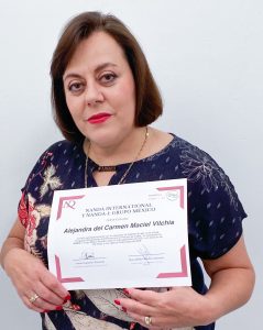 Alejandra Del Carmen Maciel Vilchis | Certificado del Curso virtual: Lenguaje estandarizado de enfermería en el proceso de cuidar