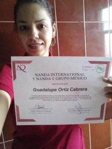 Guadalupe Ortiz Cabrera | Certificado del Curso virtual: Lenguaje estandarizado de enfermería en el proceso de cuidar